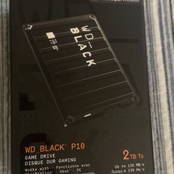 2TB WD_Black P10 Hard Drive