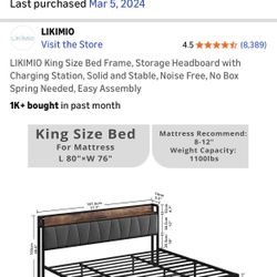 King Size Bed 