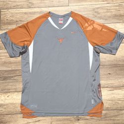 Texas Longhorns NCAA Football NikeFIT Dry Athletic Official Team T Shirt Mens XL