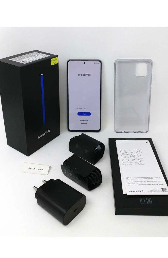 SAMSUNG GALAXY NOTE 10 Lite 128GB -Factory Unlocked Dual Sim -NEW