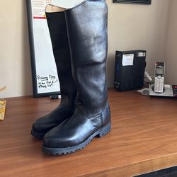 Motorcycle Leather Boots 10 1/2 New