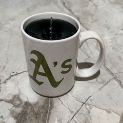 Oakland A’s / Athletics Coffee Mug Candle