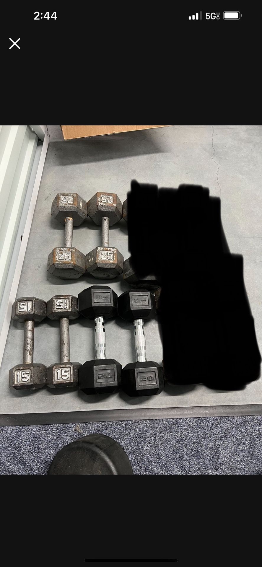 Dumbbells $100