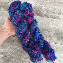 Lot of 2 Mohair or Wool Blend Big Loop Style Yarn