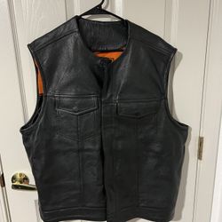 3 Leather Vests