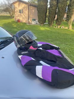 Miter Cycle Helmet And Jacket