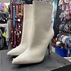 Crocodile Print Boots