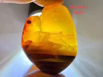 Brazilian Agate Genuine Stone 45g BEAUTIFUL