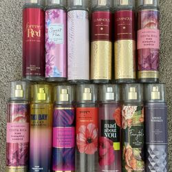 Bath And & Works Body Sprays 
