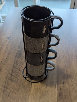 Stackable Coffee Mugs (4)