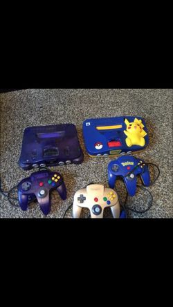 Nintendo 64 consoles and games