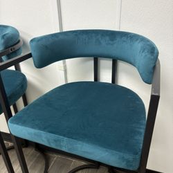 Modern 30 Inch Barstools Teal Color