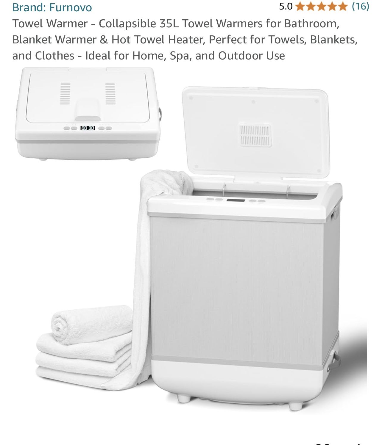 New In Box, Blanket Warmer & Hot Towel Heater,