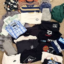 Cool Boys Lot Of Clothes Tilly’s Name Brand