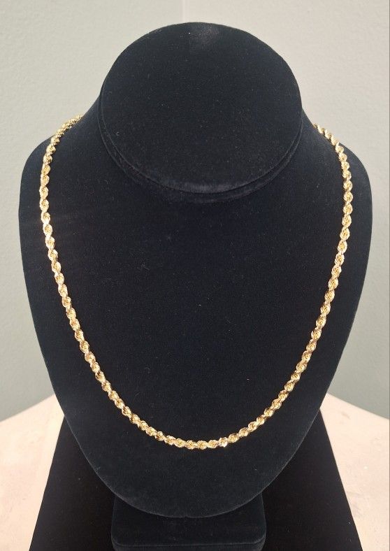 22" ROPE CHAIN 10K YG / 26.1G