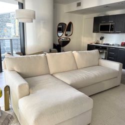 Crate&Barrel sectional Sofa