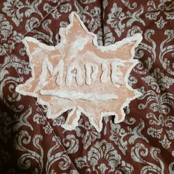 Handmade Sculpture Of A Maple Leaf