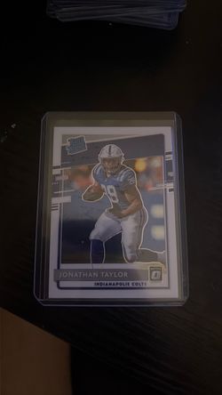Jonathan Taylor Donruss Optic Rated Rookie Card