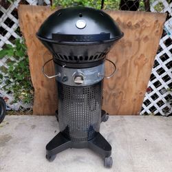 Fuego F21-C Element Hinged 2-Burner Propane Gas Grill With Weather Cover