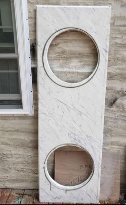 Marble Double Sink Vanity Top