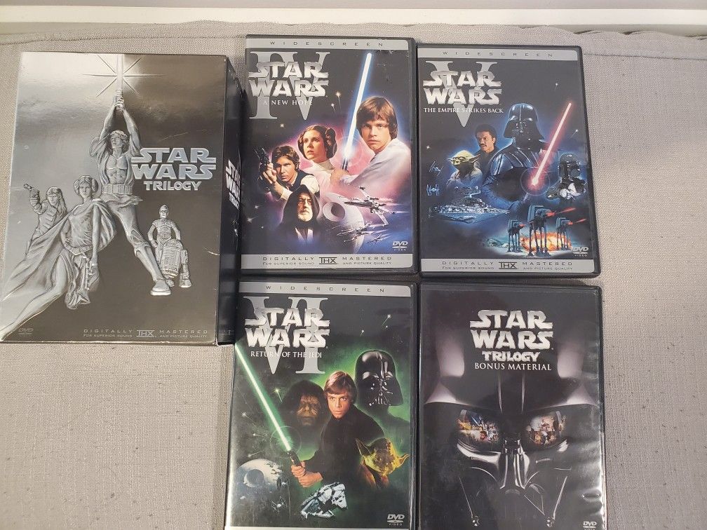 Star Wars Trilogy (A New Hope / The Empire Strikes Back / Return of the Jedi) DVD