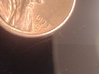 1993 No Mint Penny With A D On It