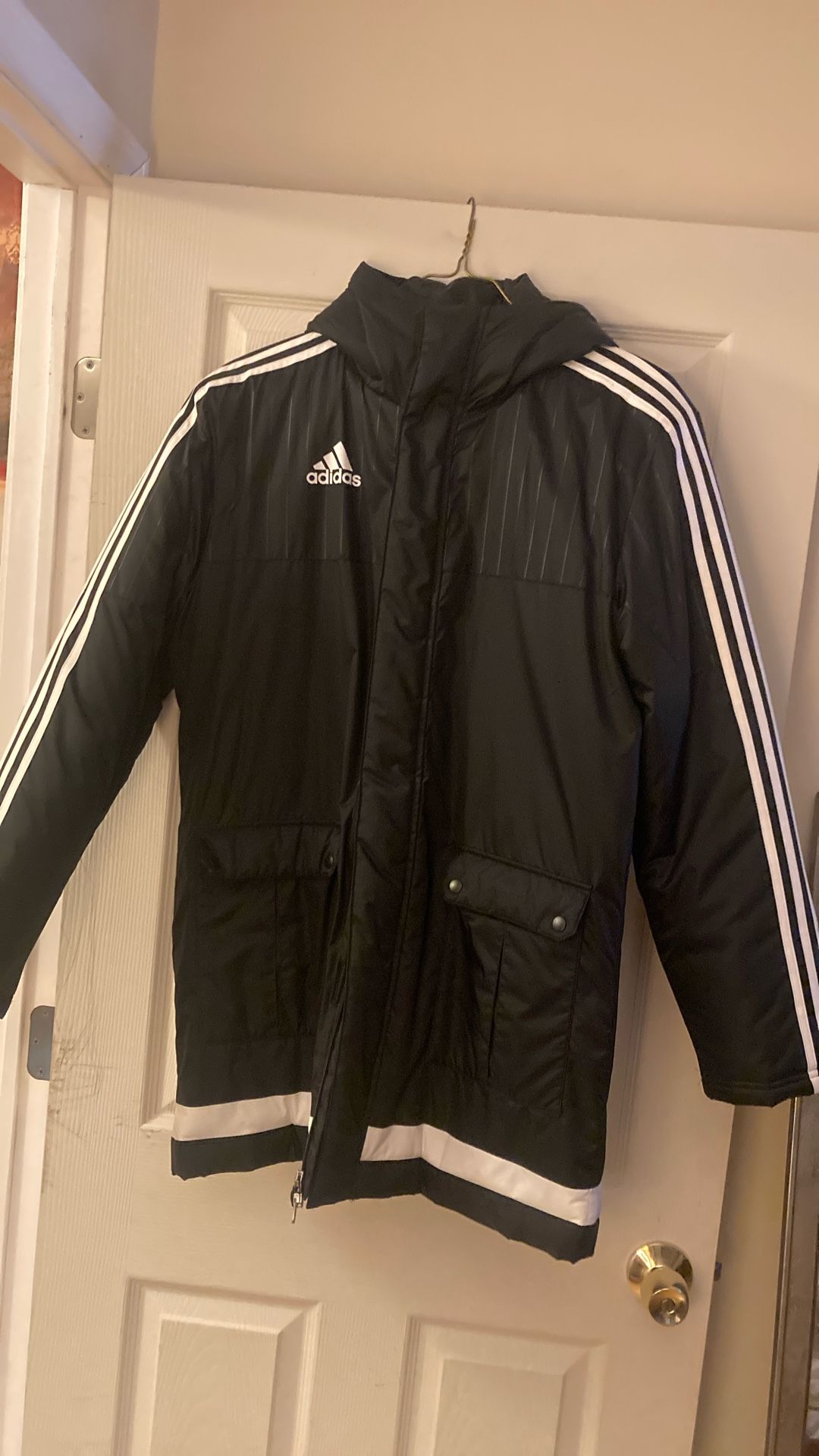 Adidas Soccer Coat Adult Small