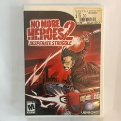 Nintendo Wii No More Heroes 2 