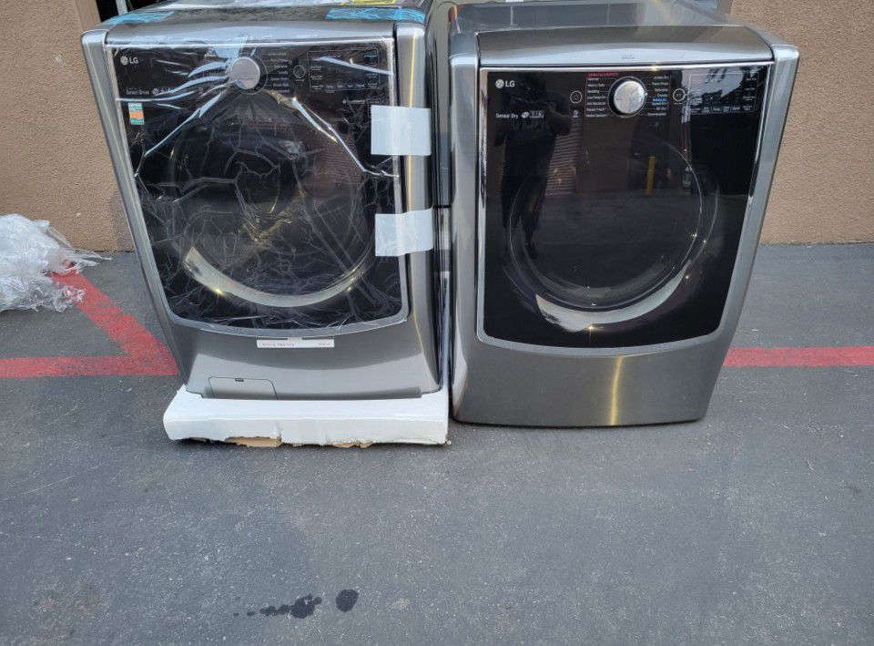 New LG mega capacity washer and  dryer