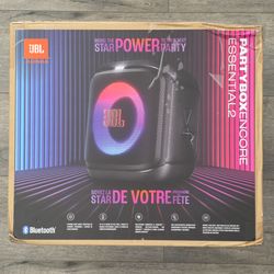 JBL PartyBox Encore Essential 2 Portable Bluetooth Speaker - New Factory Sealed
