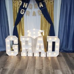 3 Ft. GRAD marquee letters