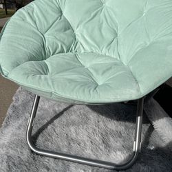 Mint Green Kids  Saucer Chair