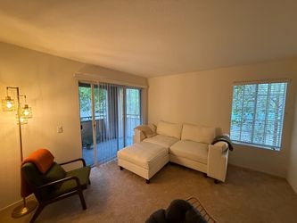 Modular Linen Sectional Couch