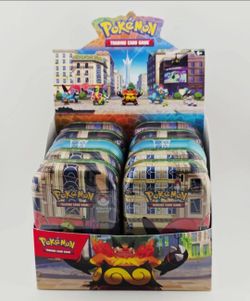 Lumiose City Pokemon Mini Tin Display of 10 tins New sealed-$160