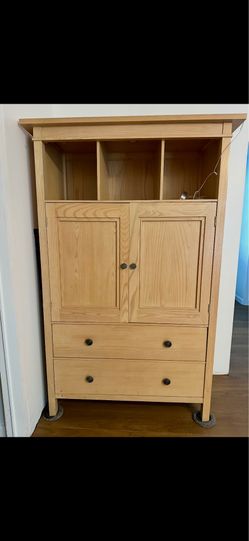 Drexel Studio Solid Oak Armoire Dresser