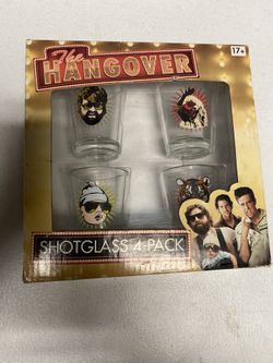 The Hangover Shot glass 4-Pack - New