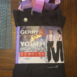 New Gerry Youth Snow Pants Size Xs 5/6