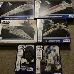 Star Wars 4d Puzzles Models Bundle