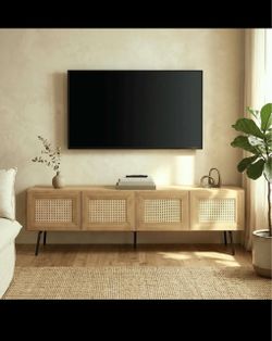 NTC Mossic TV Media Cabinet with 4 Doors – Brand New