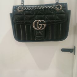 Small Black GG Crossbody 