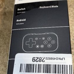 8Bitdo Micro Bluetooth Gamepad Pocket-Sized Mini Controller With Mobile Clip For Switch, Android, Supports Keyboard Mode (Blue) $20 OBO