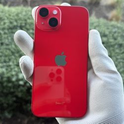 iPhone 14 128 Gb Unlocked 96% Battery Health Red Rare**
