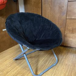 Comfty Black Folding Chair