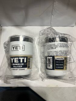 Yeti sealed case of six 6 oz cups for