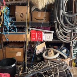 3 Shelves Full Of Security Cam Setup