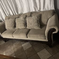 Sofá With Two Side Tables 