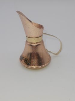 Vintage Dollhouse Doll House Japan Copper Brass Ewer Pitcher 1950's Miniature