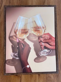 Smard Wine L’Chaim Melanin Black Love Wall Art
