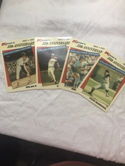 Baseball Cards Nolan,Fernando V, Jim,Juan 