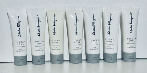 Salvatore Ferragamo Tuscan Soul Bianco Di Carrara Hair Conditioner Made In Italy 2 For 5